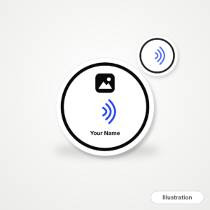 Illustration of the NFC Label Sticker