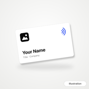 Illustration of the PVC card